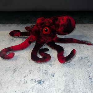 Fiesta Vibrant Red Octopus Decor